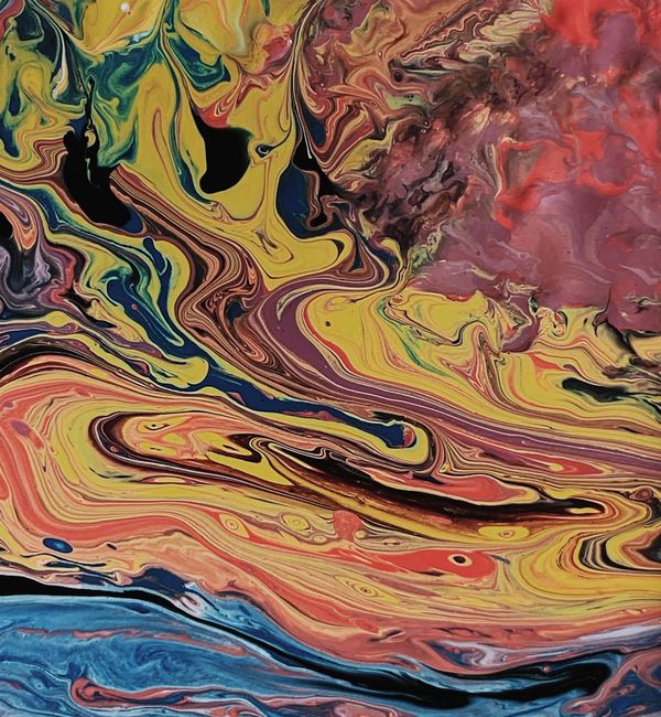 Abstract image representing flowing energy and vitality.